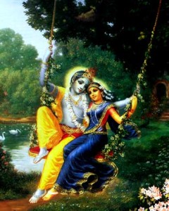 Radha ama a Krishna