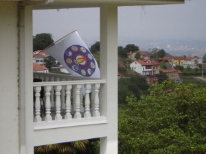 Terraza de nuestro Ashram en La Peral