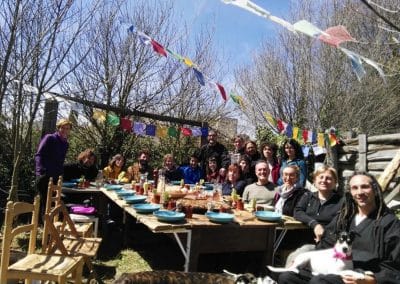 gente comiendo