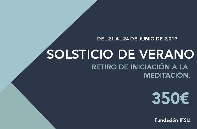 Retiro de introducción a la meditación y la creatividad. 21 al 24 junio 2019